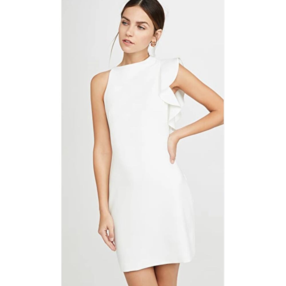 Calvin Klein Ruffled Sheath Dress (Size 2)